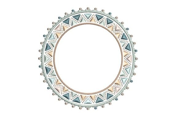 Boho Circle Pattern: A Thoughtful Embroidery Accent for Meaningful Gifts