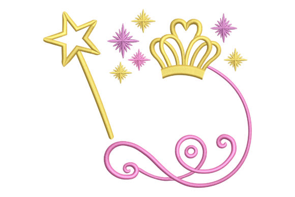 Magic Wand and Crown Embroidery Design Review